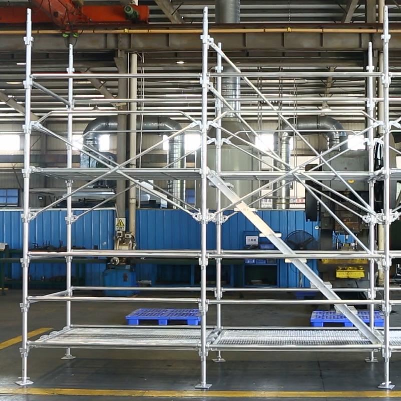 Q355 Steel Galvanized and Painted Scaffolding System Adjustable Screw Jack in Concrete Formwork for Walls