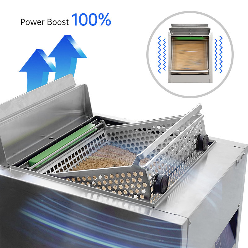 Heavybao Efficient CE RoHS Electric Commercial Cutlery Polisher Cleaning Machine for Restaurant