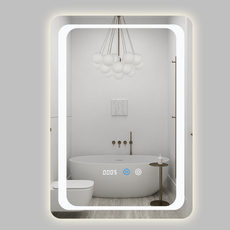 Умное зеркало для ванной с LED подсветкой и антизапотеванием