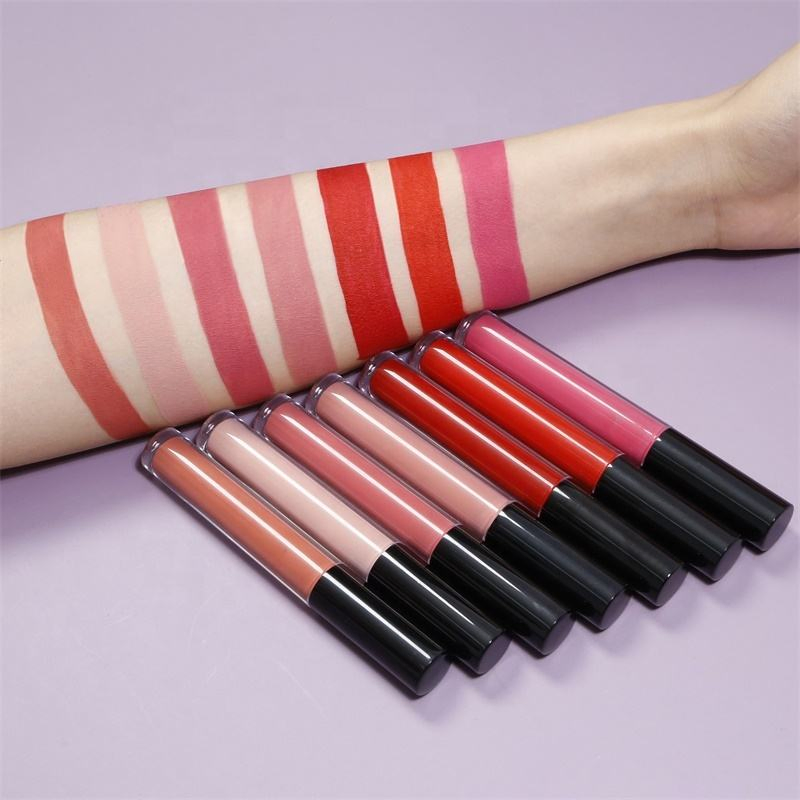 High Quality Vegan Long Lasting Own Logo Tube Mini Lipstick Matte Liquid Lipstick