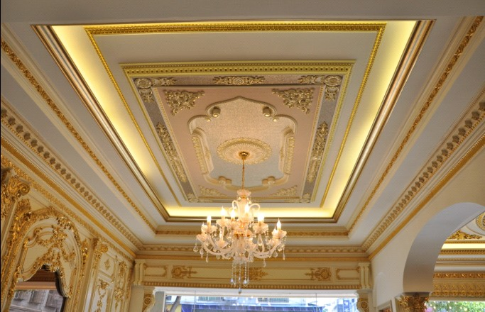 High Quality Polystyrene Art Square Ceiling Decorative Ceiling