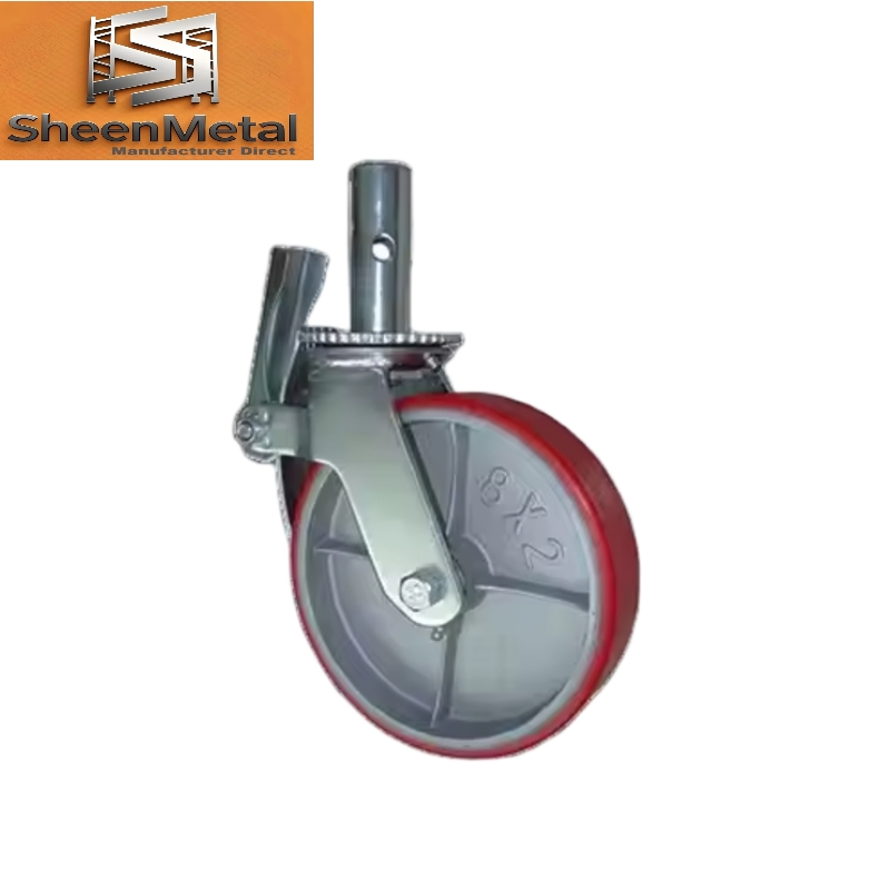 Factory Hot Sales Scaffolding Wheel Caster with Brake in Cheap Price