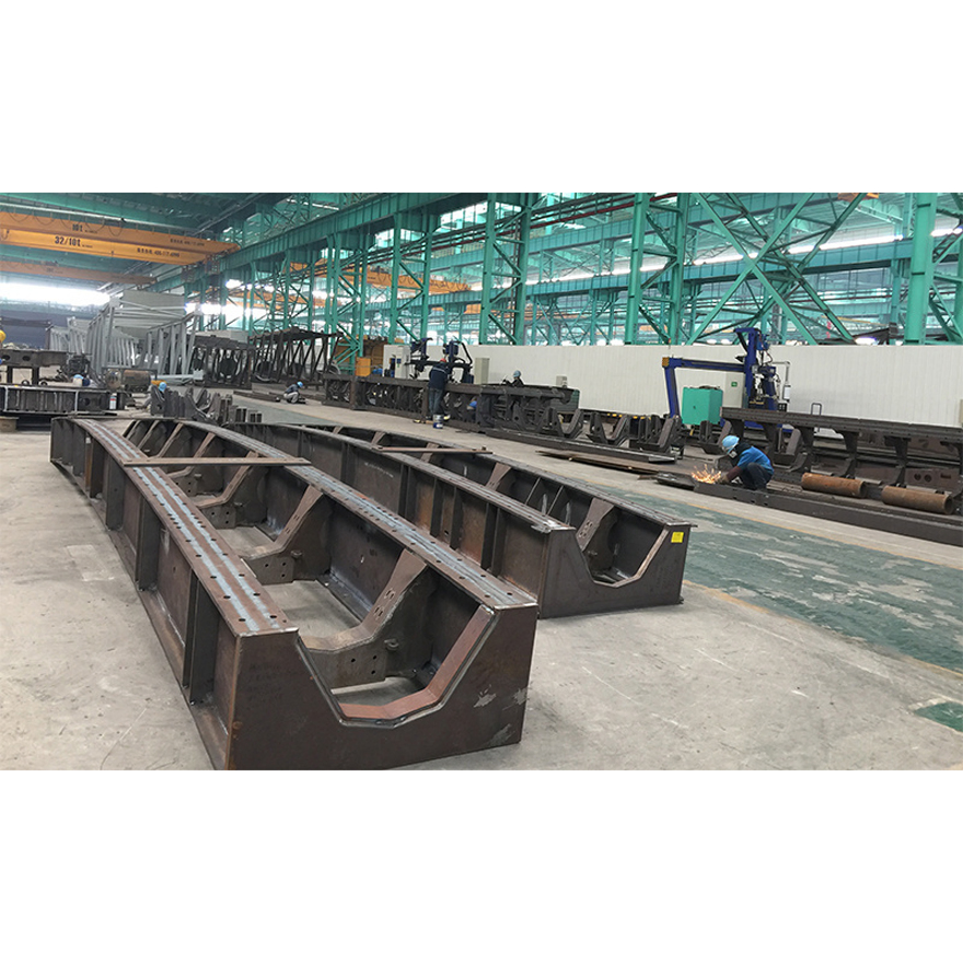 Custom Steel Structure and Welded Steel Beam for Prefabricated Components