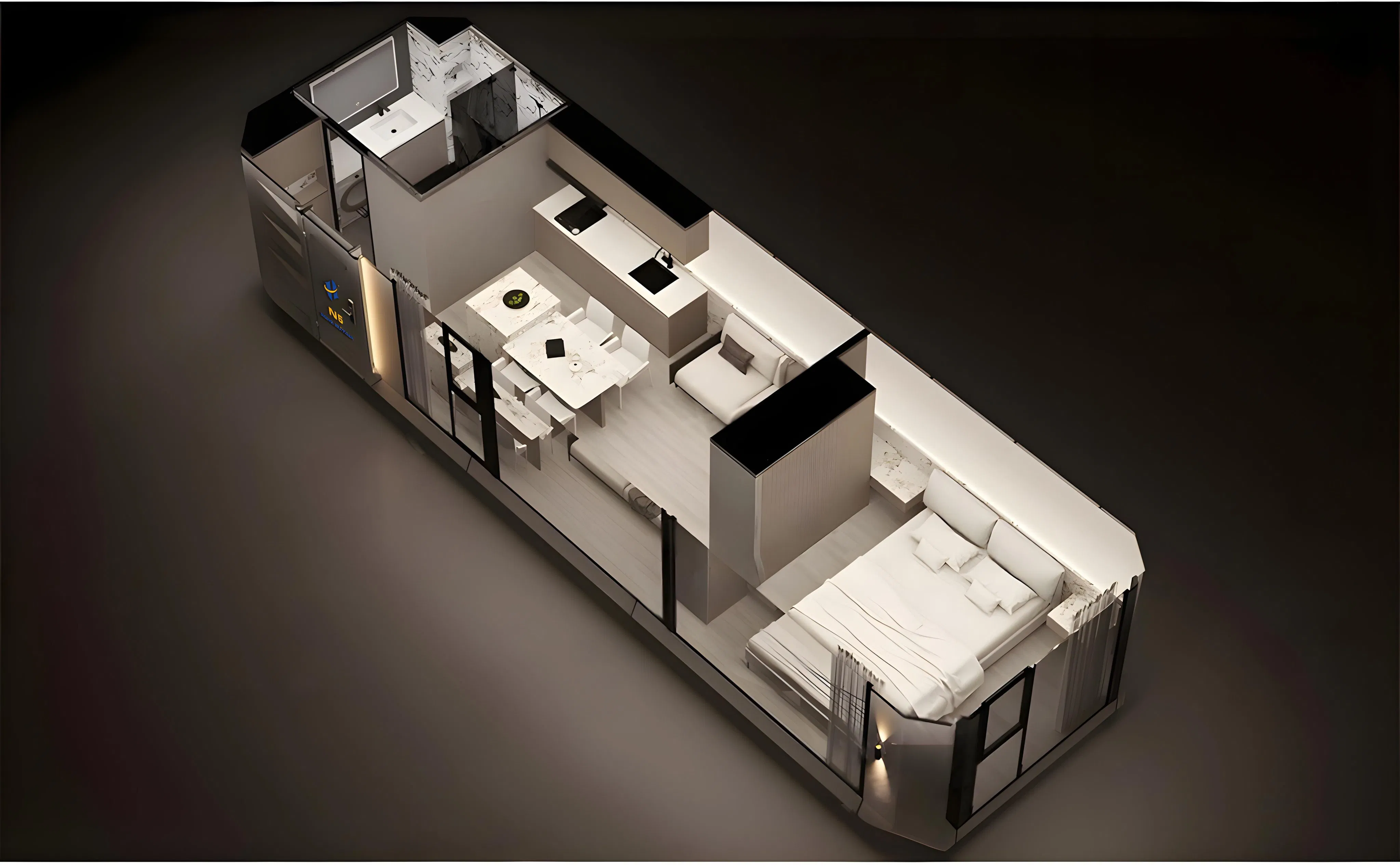 Honghuiyuan N5 Luxury Outdoor Capsule House Kit for Private Villa Resorts
