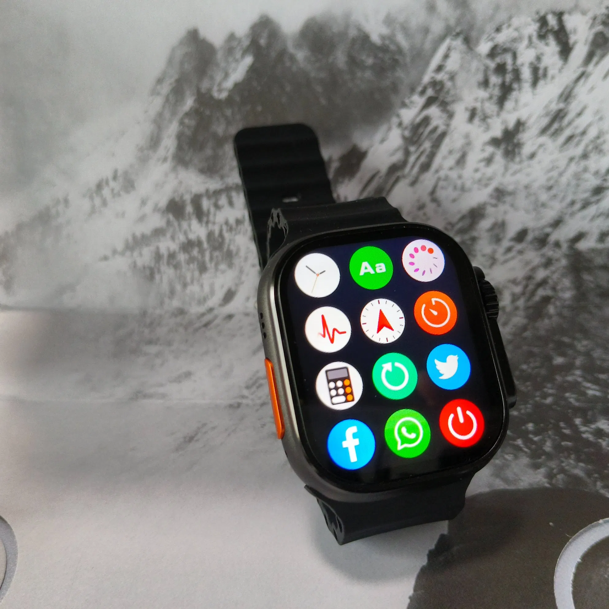 AAA+++ High Quality Ultra 2 Smart Watch 1: 1 Health Monitoring Smart Watch Smart Alarm Clock and Calculator etc. Functions