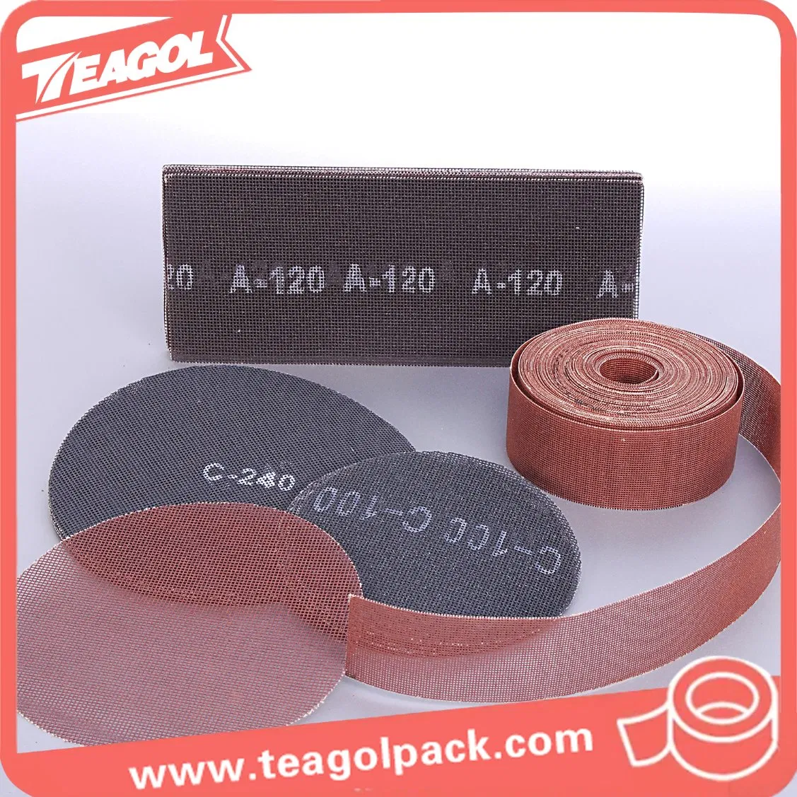 Абразивная сетчатая шлифовальная губка