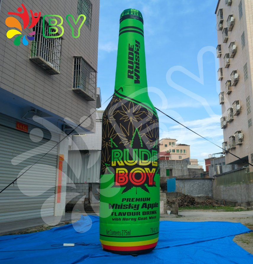 Customized Inflatable Decorative Bottle, Inflatable Advertising Wine Bottles