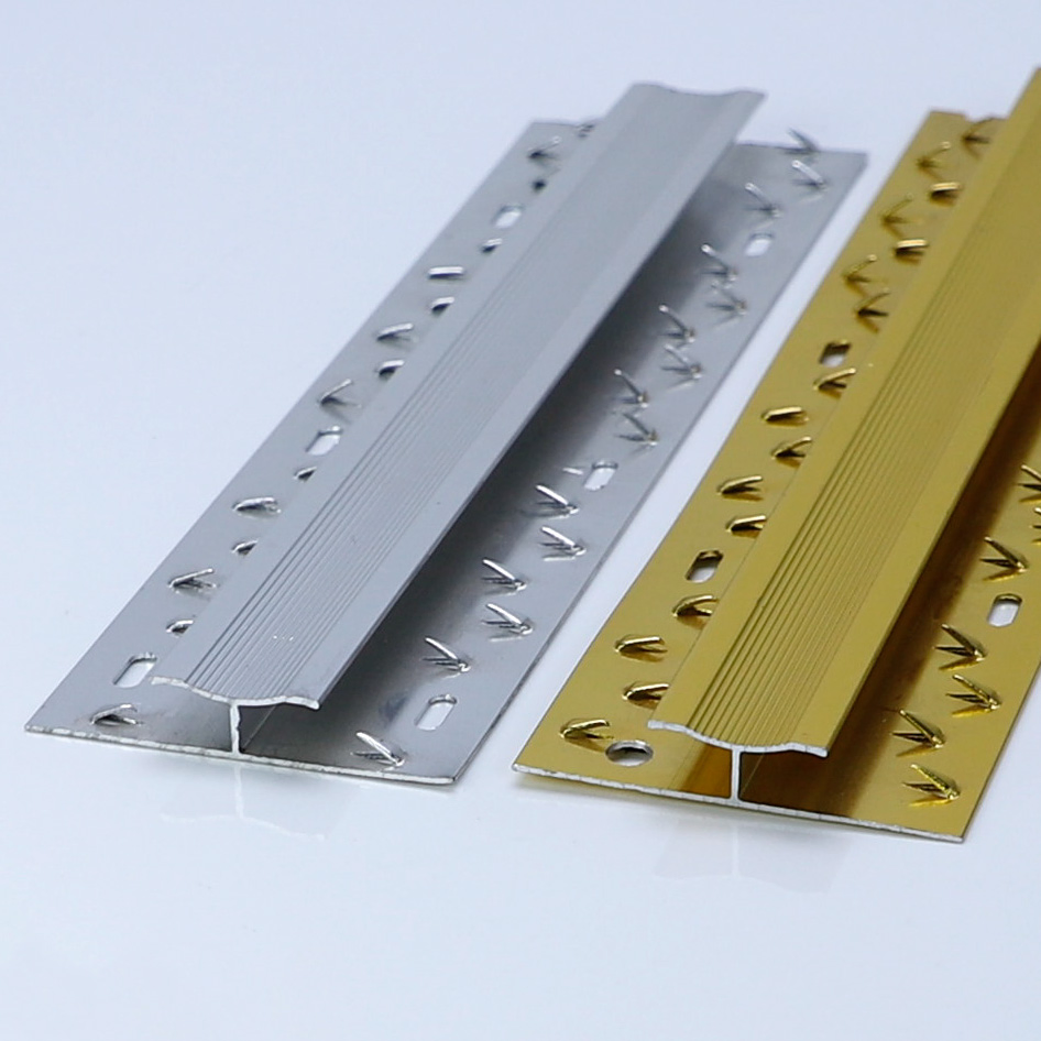 Aluminum Carpet Covering Trim Transition Profile for Carpet