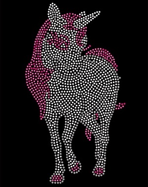 Декор стразы горный хрусталь орел для одежды