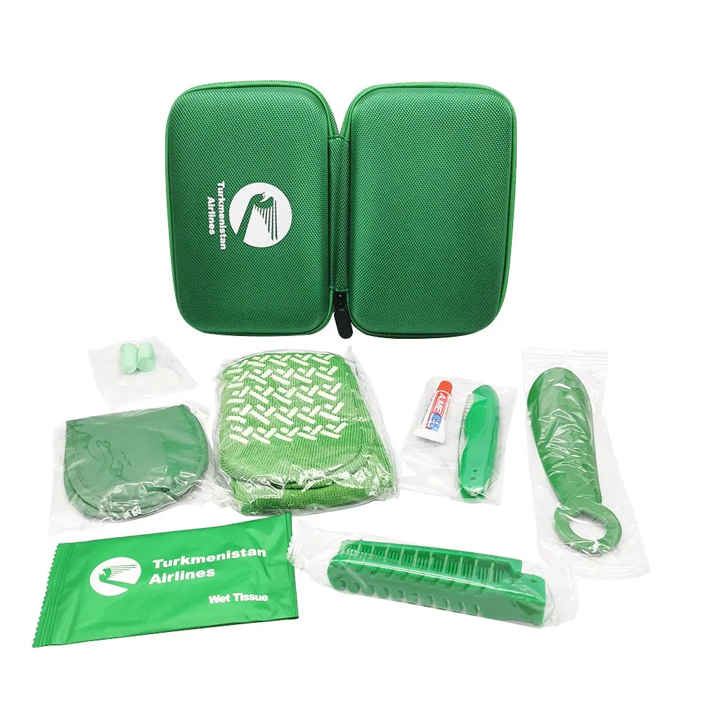 Factory Wholesales Customized Travel Sleeping Kit Airline Amenity Kit