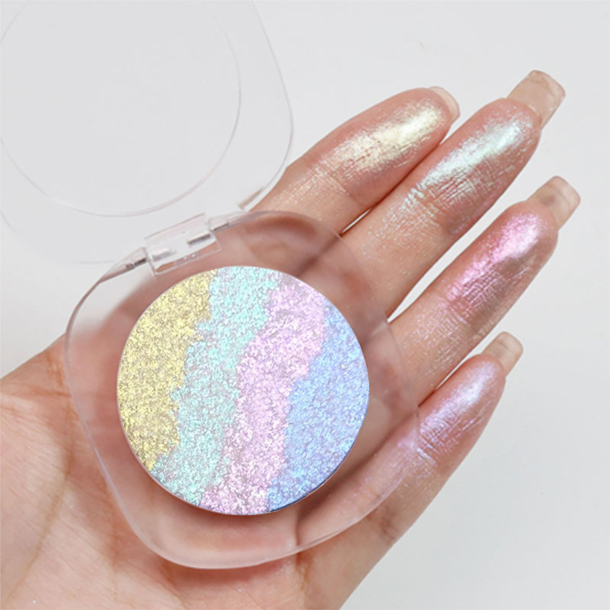 Manufacturer Makeup Private Label Vegan Pressed Chameleon Highlighter