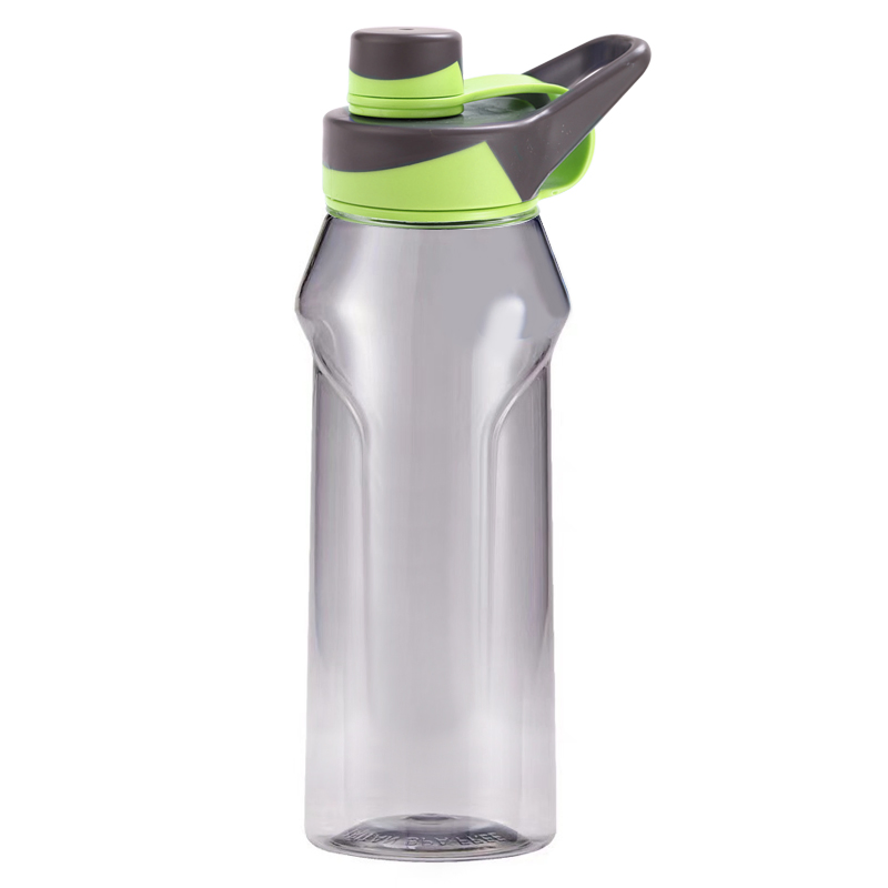 Plastic Motivational BPA-Free Space Portable Leak-Proof Sport Kettle Water Bottle
