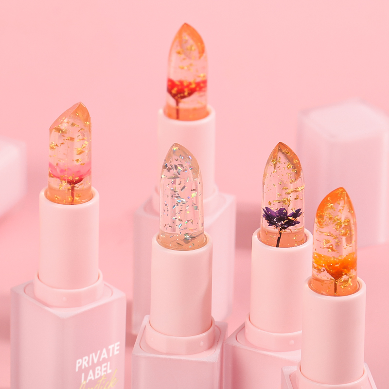2024 New Color-Changing Flower Lipstick Vegan Makeup