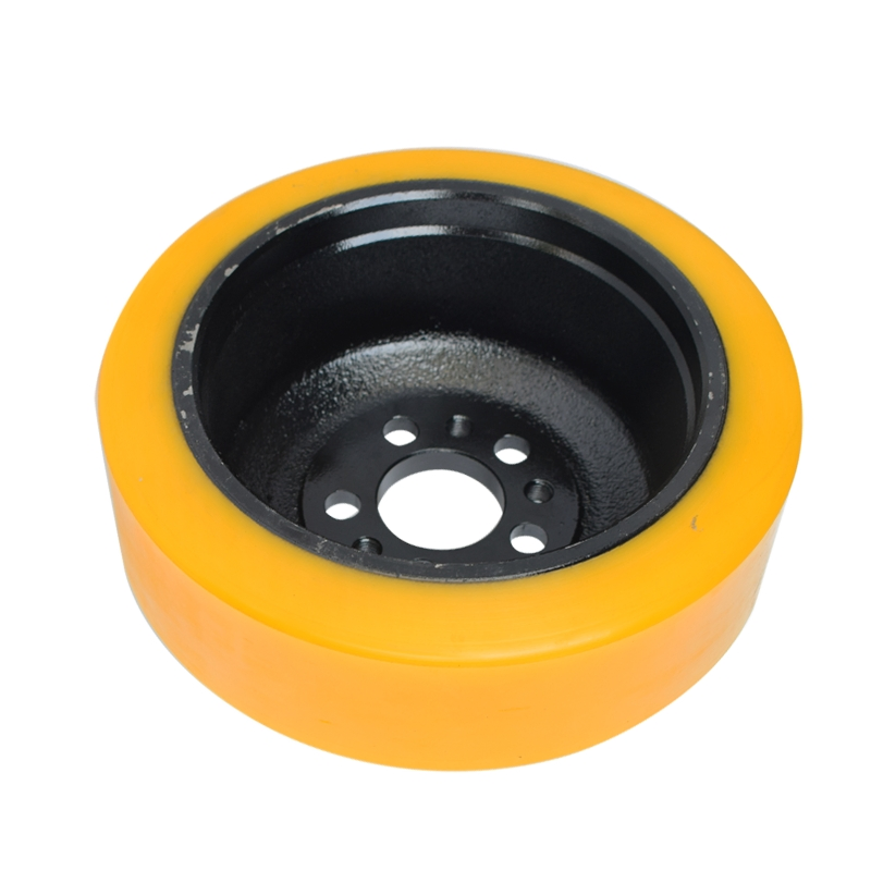 Buffer Vibration Resistant Oil Resistant for Port Trailer Polyurethane Drive Wheel