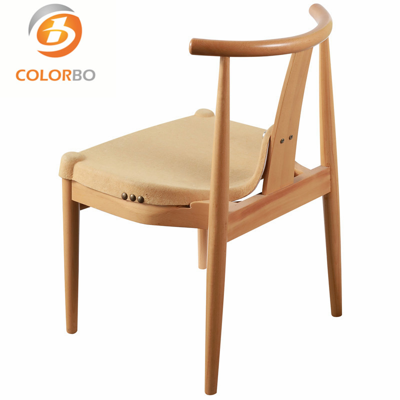 Nordic Style High-End Solid Wood & Polyester Decorative Chair Professional Seating Industry