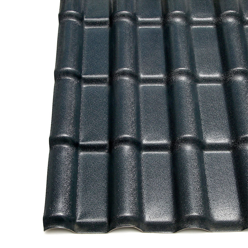 Spanish Style Synthetic Resin ASA PVC Plastic Roof Tile for Prefab House Roofing