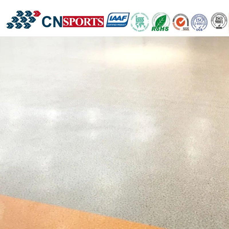 Cn-C02 Non-Slip Stone Pattern Type Flexible Spua Flooring for Office/Classroom
