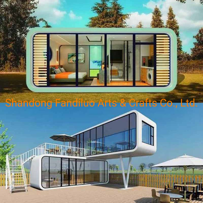 Custom Mobile Office Pod Prefabricated House Apple Cabin for Camping