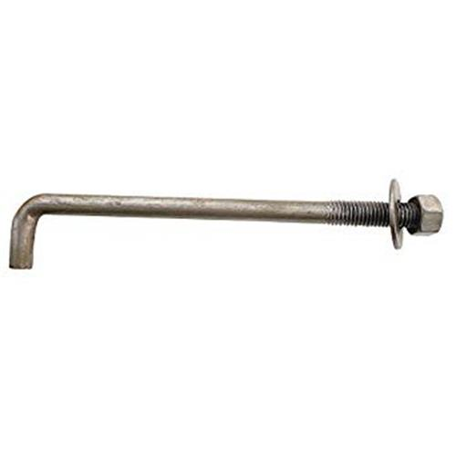 Анкерный болт оцинкованный с гайкой и шайбой
