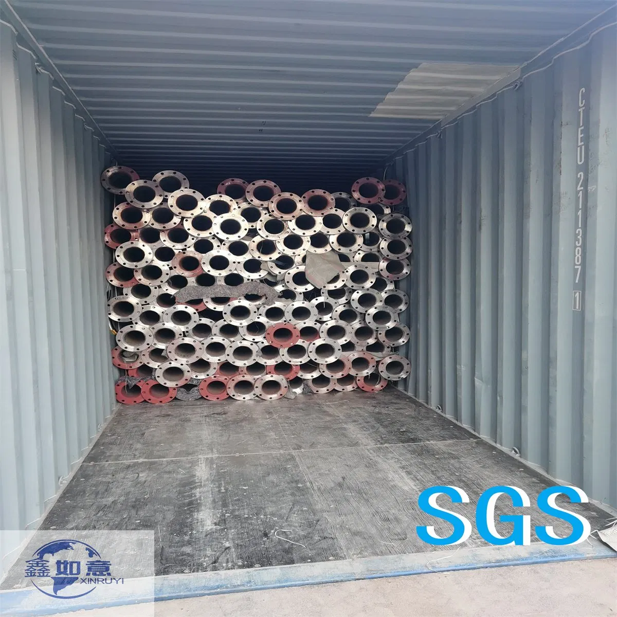 ASTM a-795 2 1/2" Sch10 UL FM Epoxy Powder Flame Red Grooved Ends Pipe Polyurethame Tube