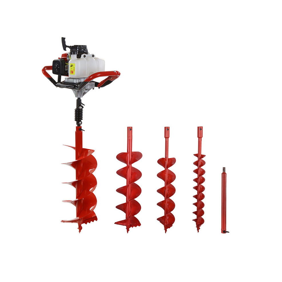 Gasoline Power Earth Auger Drill 1 Man Auger Drilling Machine 2.3kw Heavy Duty Ground Drill 2 Stroke Professional