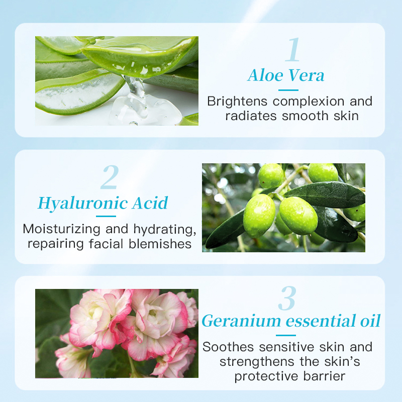 Anti UV Vitamin C Face Moisturizer Anti-Aging Hyaluronic Acid Facial Essence