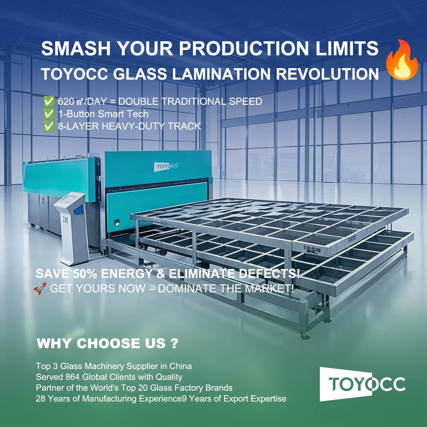 CE-Approved Automatic 2-Layer Glass Laminating Furnace, Superior Oven Technology