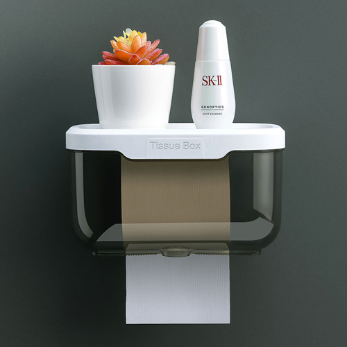 Multifunction Creative Wall Mount Waterproof Toilet Tissue Storage Box