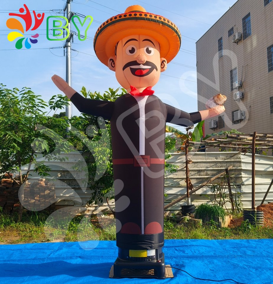 Advertising Promotional Inflatable Tube Sky Dancer Customized Air Dancer Inflatable Wave Man One or Two Legs