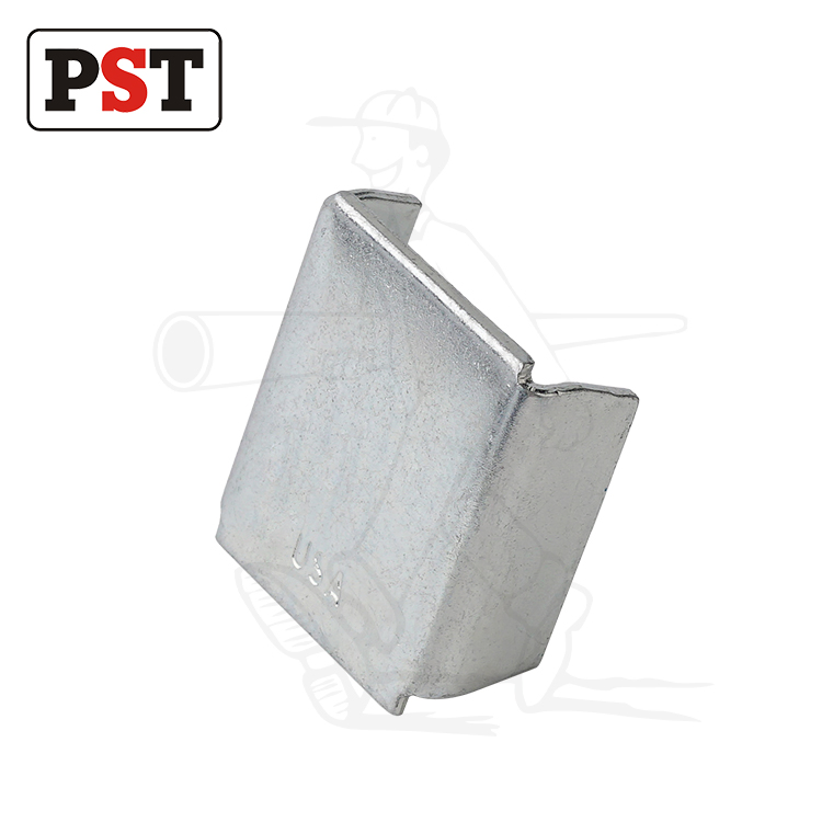 Electro-Galvanized Strut Channel End Cap Steel Cover Fittings for Channel