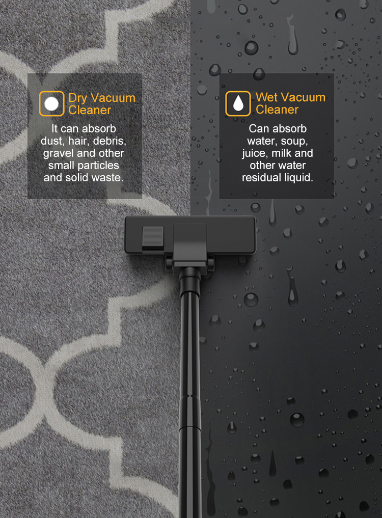 1000W Wet and Dry Upright Stick Vacuum Cleaner