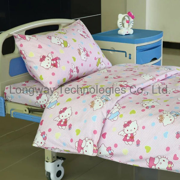 Blue Color Pure Cotton Hopsital Bed Sheet Set
