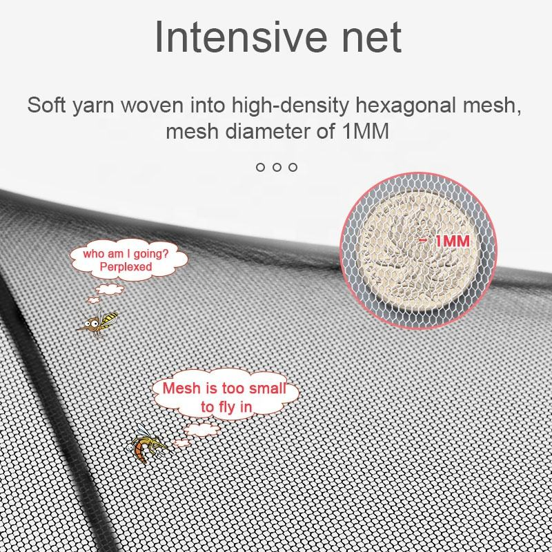 Full Coverage High Tensity Polyester Mesh Baby Stroller Mosquito Net