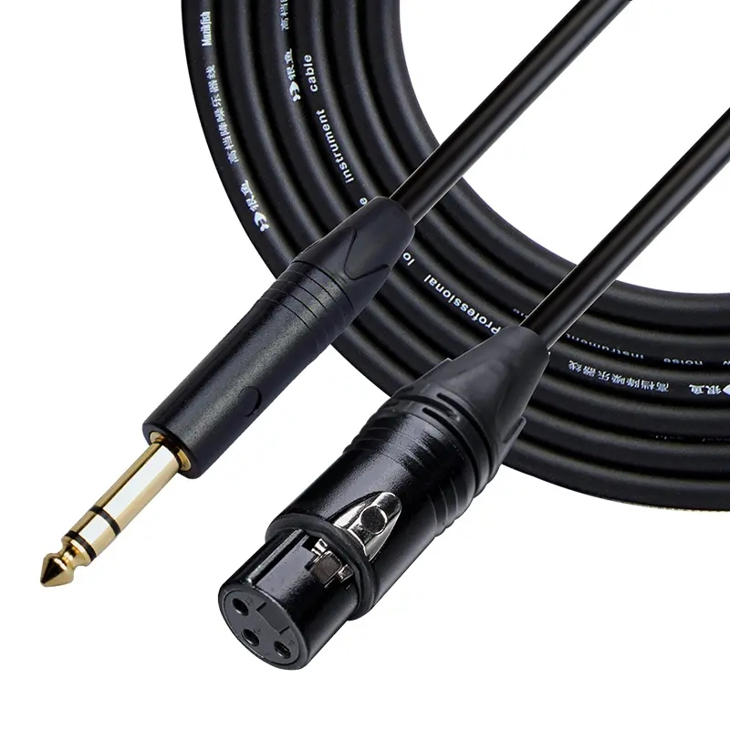 100m 3-Pin XLR Audio Cable with Microphone Extension Speaker Balanced HiFi Connector Male to Female XLR-Audio & Video Cables