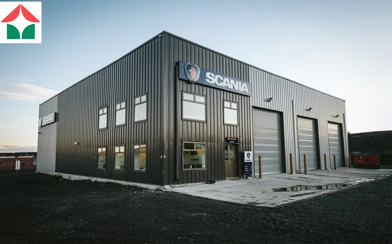 Pre-Engineered Industrial Design Style Steel Shop