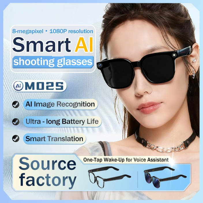 Умные очки с ИИ, переводом и Bluetooth