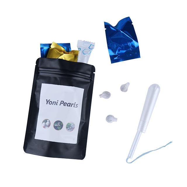 Wholesales Private Label Clean Point Yoni Detox Pearls as Feminine Health- pH Balance Tampon with Applicator Womb Wellness