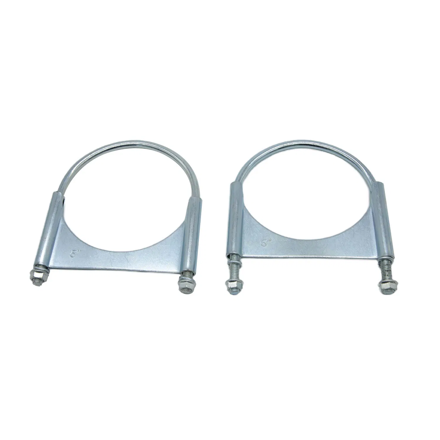 4-Inch Zinc-Plated U-Bolt Exhaust Pipe Clamp
