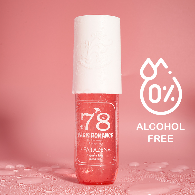 OEM Faint Fragrance Refreshing Not Greasy Rose Fragrance Spray/Perfume