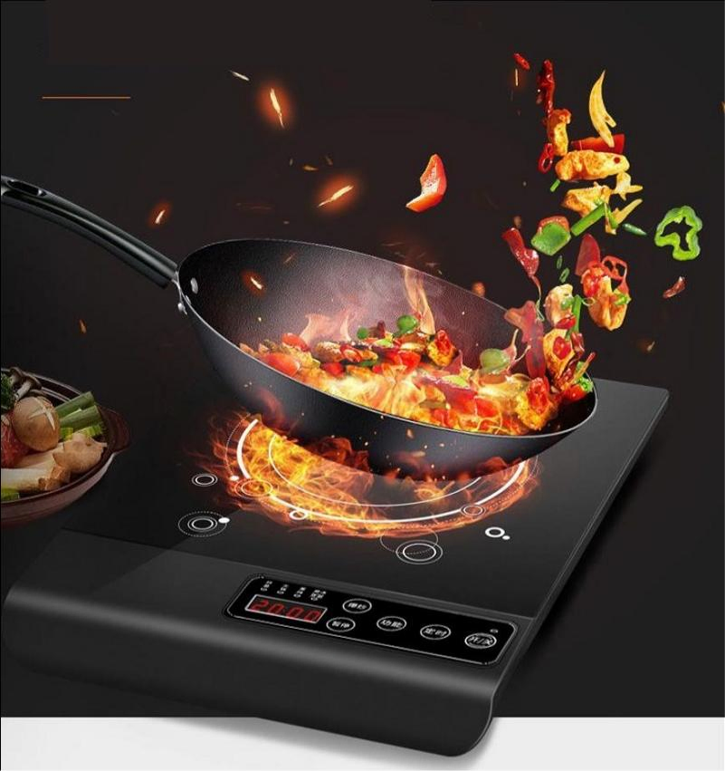 Household Appliance Kitchen Microcrystal Panel Multifunction Touch Control Electric Induction Cooktop Cooker