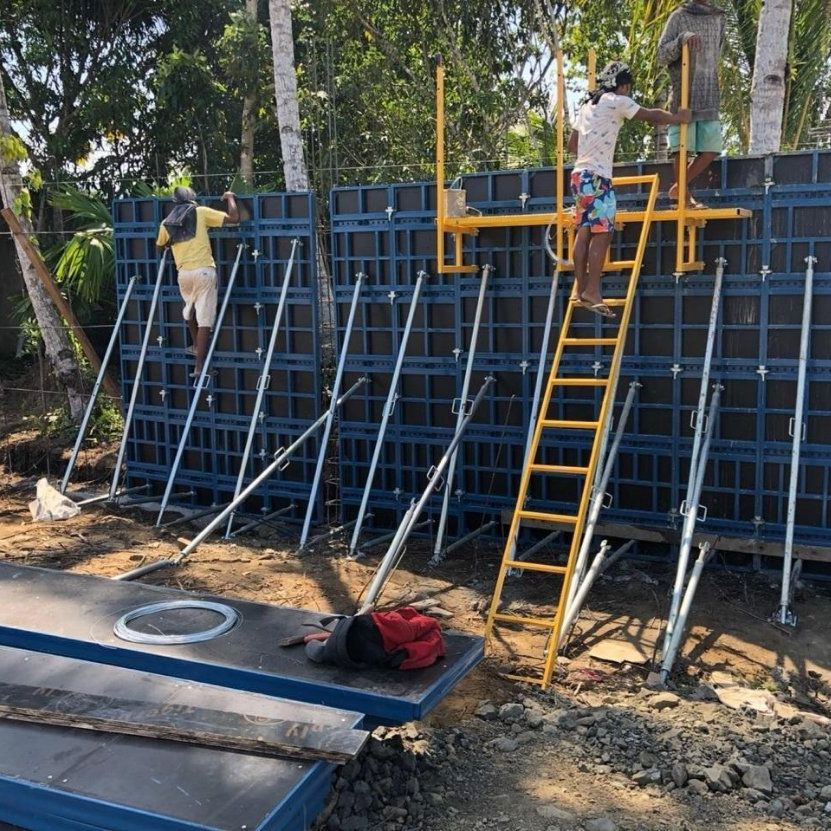 Shuttering Wall Formwork Adjustable Concrete Column Steel Pillar Mould