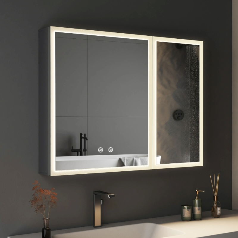 5mm Smart Mirror Wall Mounted with 4000K Color Temperature for Modern Homes