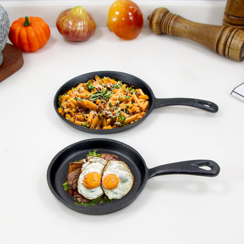 Factory Stock Pre-Season Cast Iron Sizzling Pans for Nice Cooking