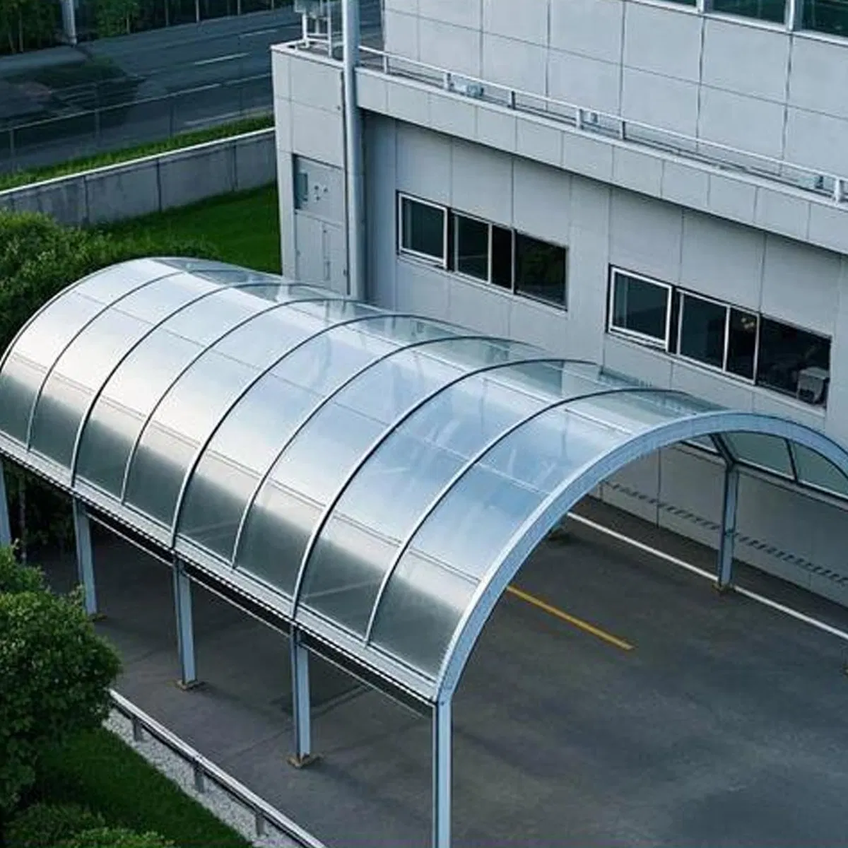 Suitable for Sunrooms, Carports, Greenhouses. UV Resistant Polycarbonate Solid Roof Sheet