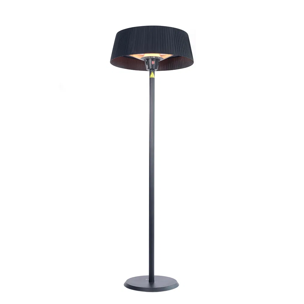 Freestanding Patio Heater 1500W Infrared Quartz Electric Winter Heater for Indoor and Outdoor