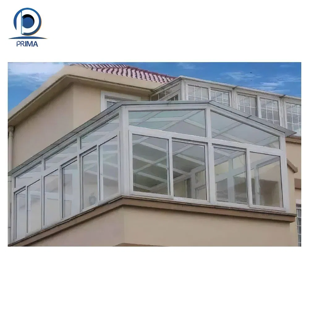 Prima Hurricane Impact Resistance Sliding Windows Laminated Glass UPVC Windows