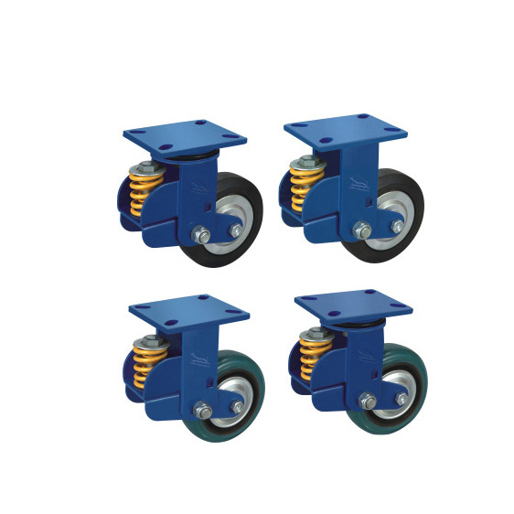 Heavy-Duty Industrial Rubber Caster Wheels for Seamless Movement