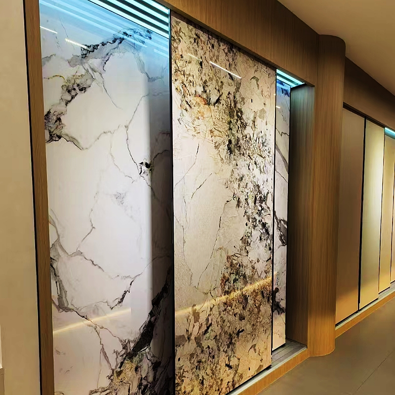 Premium UV Marble Sheet with Easy Glue Installation From Foshan