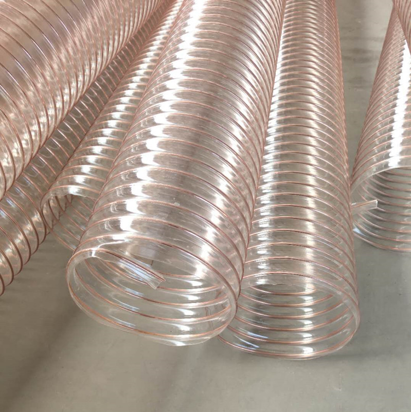 PU Steel Wire Wood Dust Collection Duct Hose