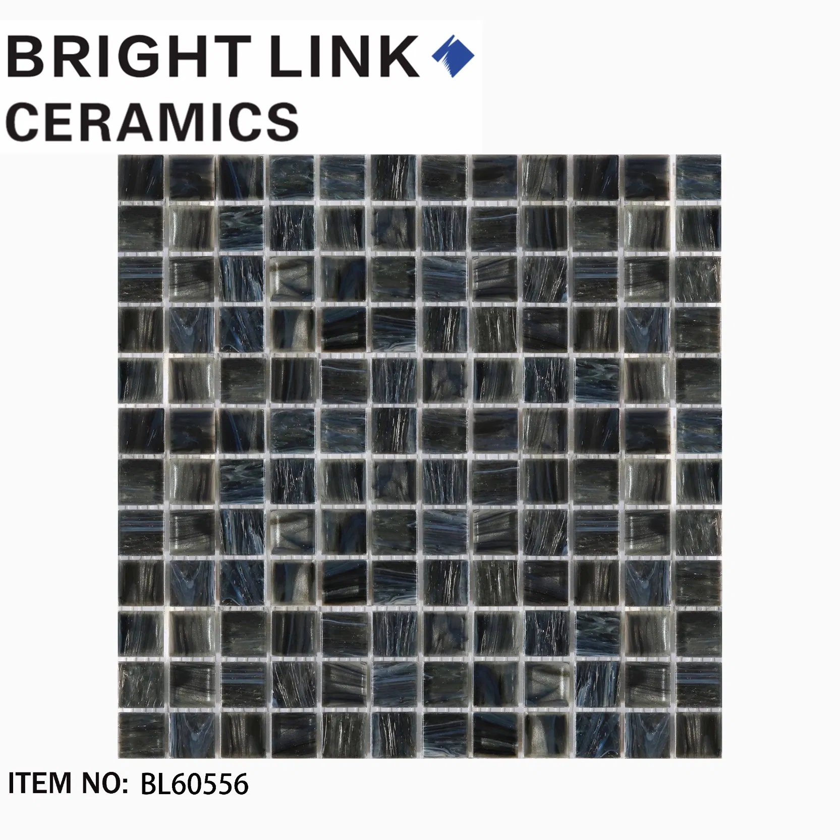 Стеклянная мозаика 300x300 мм для кухни и ванной